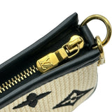 ルイ・ヴィトン LOUIS VUITTON ミニ・ポシェット・アクセソワール M82472 ベージュ/ブラック LVバイザプール レディース ポーチ