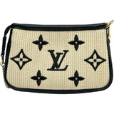 ルイ・ヴィトン LOUIS VUITTON ミニ・ポシェット・アクセソワール M82472 ベージュ/ブラック LVバイザプール レディース ポーチ