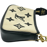 ルイ・ヴィトン LOUIS VUITTON ミニ・ポシェット・アクセソワール M82472 ベージュ/ブラック LVバイザプール レディース ポーチ