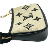 ルイ・ヴィトン LOUIS VUITTON ミニ・ポシェット・アクセソワール M82472 ベージュ/ブラック LVバイザプール レディース ポーチ