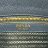 プラダ PRADA ロゴショルダー ブルー レザー レディース ショルダーバッグ