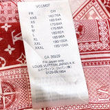 ルイ・ヴィトン LOUIS VUITTON モノグラムトランプ半袖シャツ 18AW HFS14W レッド コットン メンズ 半袖シャツ