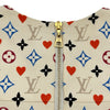 ルイ・ヴィトン LOUIS VUITTON ゲームオン モノグラム総柄半袖ワンピース FKDR50 ベージュ ウール レディース ワンピース