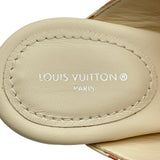 ルイ・ヴィトン LOUIS VUITTON シルエットライン モノグラムミュールサンダル MA1212 アイボリー レザー レディース サンダル