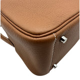 エルメス HERMES リンディ ミニ G刻 ゴールド シルバー金具 トリヨン レディース ショルダーバッグ