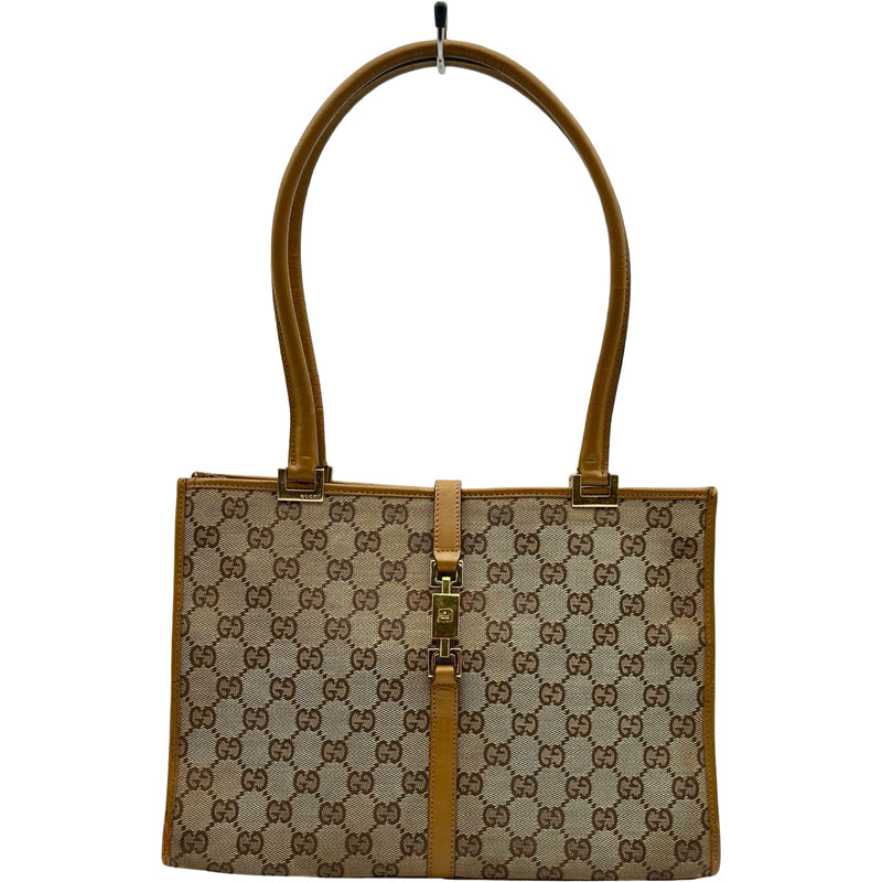 グッチ GUCCI ジャッキー ハンドバッグ 002・1073 ベージュ GG