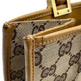 グッチ GUCCI ジャッキー ハンドバッグ 002・1073 ベージュ GGキャンバス レディース トートバッグ