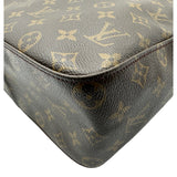 ルイ・ヴィトン LOUIS VUITTON ルーピングGM M51145 ブラウン モノグラム/レザー レディース ショルダーバッグ