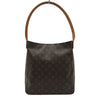 ルイ・ヴィトン LOUIS VUITTON ルーピングGM M51145 ブラウン モノグラム/レザー レディース ショルダーバッグ