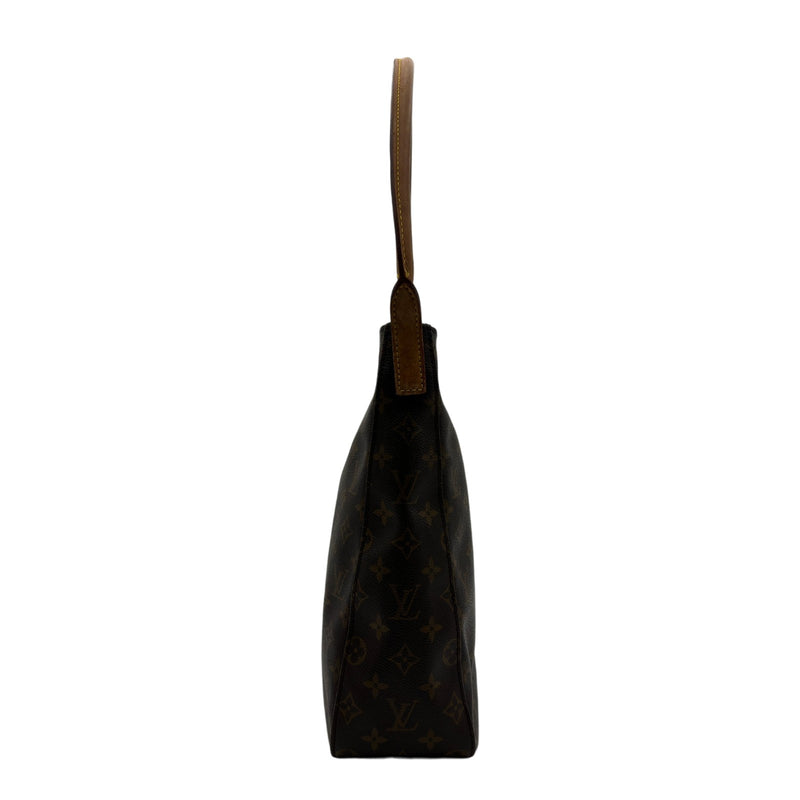 LOUIS VUITTON ルーピング トートバッグ　モノグラム　M51145 ルイ・ヴィトン LOUIS VUITTON ルーピングGM M51145 ブラウン