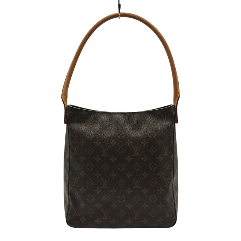 【保存袋付き】ルイヴィトン　ルーピングGM　モノグラム　M51145 ルイ・ヴィトン LOUIS VUITTON ルーピングGM M51145 ブラウン