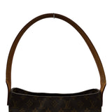 ルイ・ヴィトン LOUIS VUITTON ルーピングGM M51145 ブラウン モノグラム/レザー レディース ショルダーバッグ