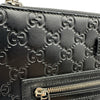グッチ GUCCI グッチシマ ショルダーバッグ 406408 ブラック シルバー金具 レザー メンズ 斜め掛けバッグ