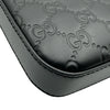 グッチ GUCCI グッチシマ ショルダーバッグ 406408 ブラック シルバー金具 レザー メンズ 斜め掛けバッグ