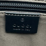 グッチ GUCCI グッチシマ ショルダーバッグ 406408 ブラック シルバー金具 レザー メンズ 斜め掛けバッグ