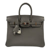 エルメス HERMES バーキン25 B刻 グリメイヤー シルバー金具 トゴ レディース ハンドバッグ