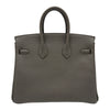 エルメス HERMES バーキン25 B刻 グリメイヤー シルバー金具 トゴ レディース ハンドバッグ