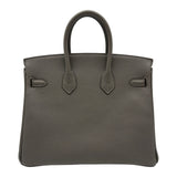 エルメス HERMES バーキン25 B刻 グリメイヤー シルバー金具 トゴ レディース ハンドバッグ