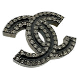 シャネル CHANEL ココマークピアス ブラック メタル ストラス アクセサリー レディース