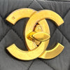 シャネル CHANEL マトラッセチェーントートバッグ ブラック ゴールド金具 カーフ レディース トートバッグ
