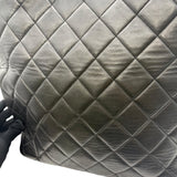 シャネル CHANEL マトラッセチェーントートバッグ ブラック ゴールド金具 カーフ レディース トートバッグ
