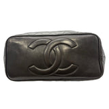 シャネル CHANEL マトラッセチェーントートバッグ ブラック ゴールド金具 カーフ レディース トートバッグ