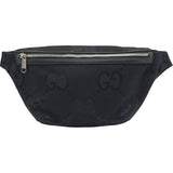 グッチ GUCCI ジャンボGG ボディバッグ 696031 ブラック ジャンボGGキャンバス ユニセックス ウエストバッグ