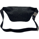 グッチ GUCCI ジャンボGG ボディバッグ 696031 ブラック ジャンボGGキャンバス ユニセックス ウエストバッグ