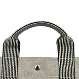 エルメス HERMES ニューフールトゥトートMM グレー トワル キャンバス ユニセックス
