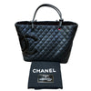 シャネル CHANEL カンボンライントートバッグ A25169 ブラック ラムスキン レディース トートバッグ