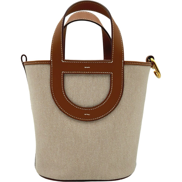 エルメス HERMES インザループ18 W刻 エクリュ/ゴールド ゴールド金具