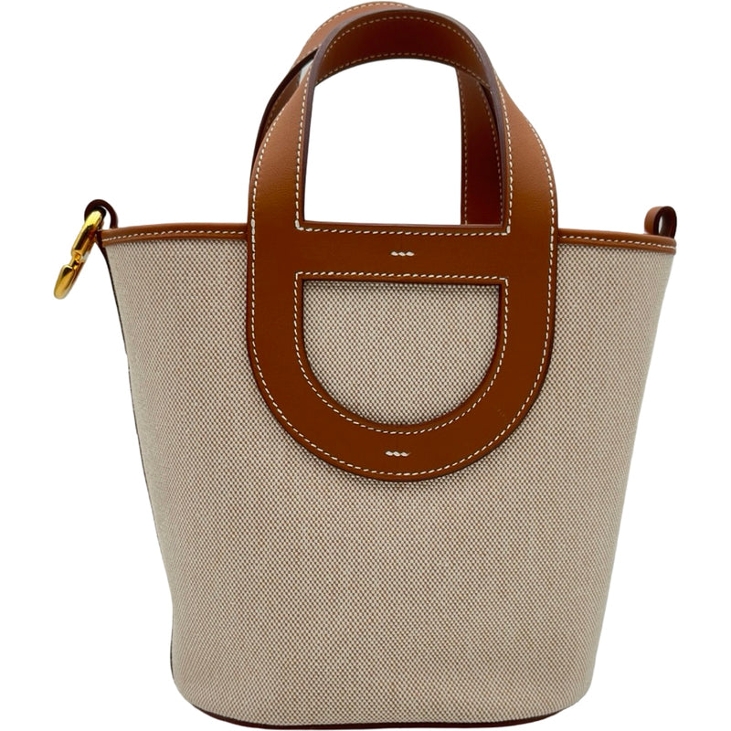 エルメス HERMES インザループ18 W刻 エクリュ/ゴールド ゴールド金具