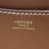 エルメス HERMES インザループ18 W刻 エクリュ/ゴールド ゴールド金具 トワル スイフト レディース ハンドバッグ