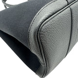 エルメス HERMES ガーデンパーティPM U刻 ブラック シルバー金具 トワル レディース トートバッグ