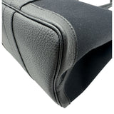 エルメス HERMES ガーデンパーティPM U刻 ブラック シルバー金具 トワル レディース トートバッグ