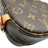 ルイ・ヴィトン LOUIS VUITTON ソミュールBB M46740 ブラウン モノグラム・レザー レディース ショルダーバッグ