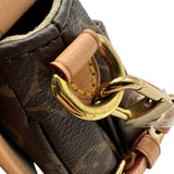 ルイ・ヴィトン LOUIS VUITTON ソミュールBB M46740 ブラウン モノグラム・レザー レディース ショルダーバッグ