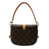 ルイ・ヴィトン LOUIS VUITTON ソミュールBB M46740 ブラウン モノグラム・レザー レディース ショルダーバッグ