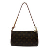 ルイ・ヴィトン LOUIS VUITTON ポシェット・ティレットMINI M12859 ブラウン モノグラム/レザー レディース ショルダーバッグ