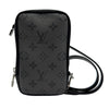 ルイ・ヴィトン LOUIS VUITTON ダブルフォンポーチ M69534 モノグラム モノグラム・エクリプス・リバース メンズ ショルダーバッグ