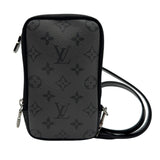 ルイ・ヴィトン LOUIS VUITTON ダブルフォンポーチ M69534 モノグラム モノグラム・エクリプス・リバース メンズ ショルダーバッグ