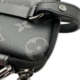 ルイ・ヴィトン LOUIS VUITTON ダブルフォンポーチ M69534 モノグラム モノグラム・エクリプス・リバース メンズ ショルダーバッグ