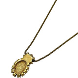 クリスチャン・ディオール Christian Dior ロゴネックレス ゴールド メタル/ラインストーン アクセサリー