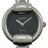 グッチ GUCCI バングルウォッチ 1400L ブラック ステンレススチール クオーツ レディース 腕時計