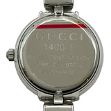 グッチ GUCCI バングルウォッチ 1400L ブラック ステンレススチール クオーツ レディース 腕時計
