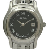 グッチ GUCCI Gクラス 5500L ブラック ステンレススチール クオーツ レディース 腕時計