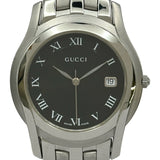 グッチ GUCCI Gクラス 5500M ブラック ステンレススチール クオーツ レディース 腕時計