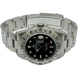 ロレックス ROLEX エクスプローラー2 16570 ブラック ステンレススチール 自動巻き メンズ 腕時計