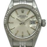 ロレックス ROLEX デイトジャスト 69174 シルバー ホワイトゴールド/ステンレススチール 自動巻き レディース 腕時計