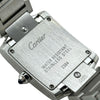 カルティエ Cartier タンクフランセーズ SM W51008Q3 ホワイト ステンレススチール クオーツ レディース 腕時計